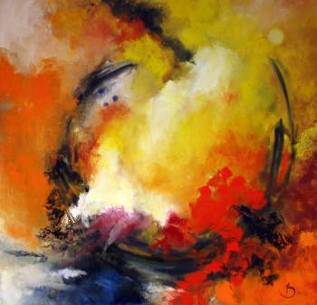 Obra contemporánea nombrada « lever de soleil », Hecho por SUBRERO