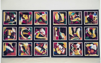 Obra contemporánea nombrada « Bright confusion 3 », Hecho por BRIGITTE TISON