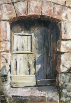 Obra contemporánea nombrada « la vieille porte », Hecho por LENA B