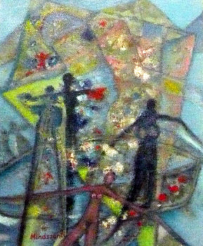 Obra contemporánea nombrada « l'annonce d'un changement », Hecho por MINDSZENTI