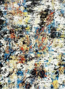 Obra contemporánea nombrada « 11.04.07 », Hecho por JEAN JAC POSTOLLEC DE CADIC