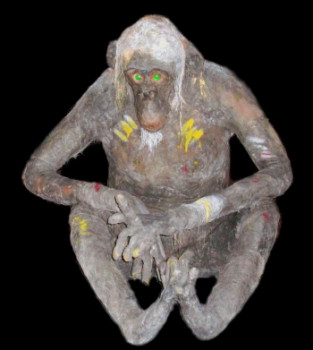 Obra contemporánea nombrada « SOCRATE », Hecho por MONIQUE BALLIAN DITE NOIZETTE