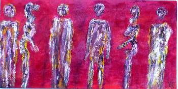 Obra contemporánea nombrada « SIX », Hecho por ARIANE J