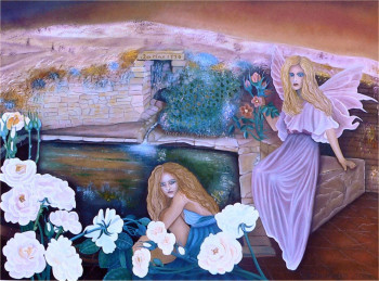 Obra contemporánea nombrada « En ce temps là les fées », Hecho por ABERNARDO