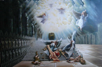 Obra contemporánea nombrada « Adieu la splendeur II (le silence d'après) Goodbye splendour (the silence after) », Hecho por MAHTAB