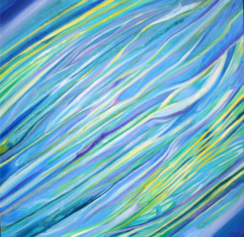 Obra contemporánea nombrada « Eau vive. Aiga viva », Hecho por CAVATORE GUI