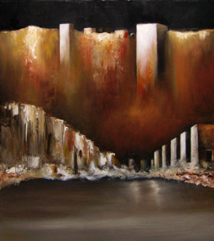 Obra contemporánea nombrada « La crique des âmes perdues », Hecho por THIERRY GARNIER-LAFOND