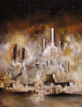 Obra contemporánea nombrada « Prophéties et Mensonges », Hecho por THIERRY GARNIER-LAFOND