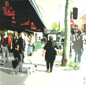 Obra contemporánea nombrada « SHOPPING », Hecho por CLOTILDE NADEL