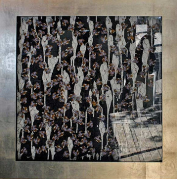 Obra contemporánea nombrada « DES LAPINS ET DES HOMMES VUS DU CIEL », Hecho por NIEL
