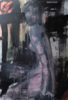 Obra contemporánea nombrada « ATTENTE », Hecho por NADINE BOSCARDIN