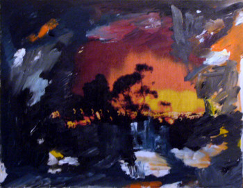 Obra contemporánea nombrada « Nocturne 2 », Hecho por IRANE PERKO