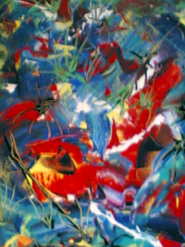 Obra contemporánea nombrada « Chant Marin », Hecho por PATRICK GRODIDIER