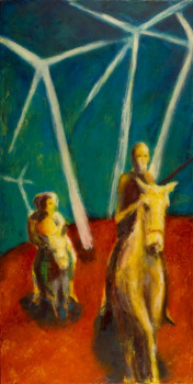 Obra contemporánea nombrada « don quichotte », Hecho por ANNAGOL