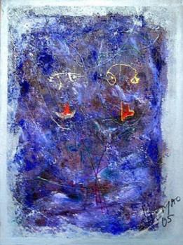Obra contemporánea nombrada « HIVER », Hecho por CHEMAO