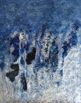 Obra contemporánea nombrada « Bleus IX », Hecho por MARCO