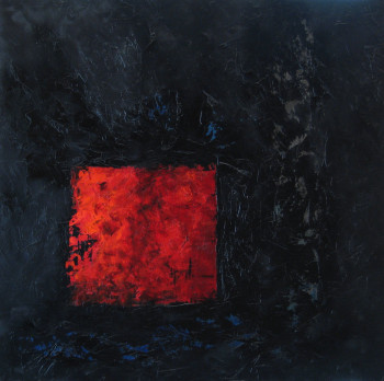 Obra contemporánea nombrada « Rouges, Bleus, Ombres III », Hecho por MARCO