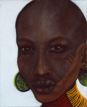 Obra contemporánea nombrada « KENYANE », Hecho por JOE JOHNSON
