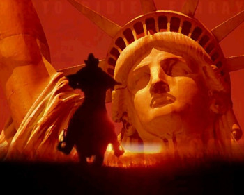 Obra contemporánea nombrada « LIBERTY », Hecho por ALAIN SERRUYA