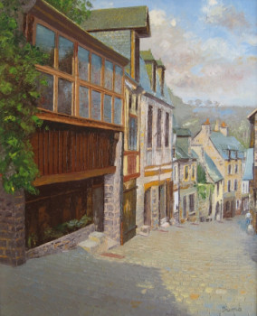 Obra contemporánea nombrada « Bretagne médiévale », Hecho por MARCEL DUMAS