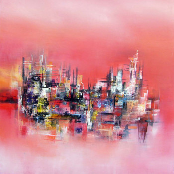 Obra contemporánea nombrada « 535 », Hecho por VéRONIQUE PAULET