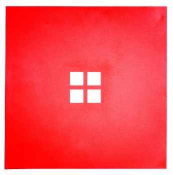 Obra contemporánea nombrada « Ventana Roja », Hecho por MARTINEZ JOSE