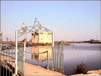 La passerelle du château En el sitio ARTactif