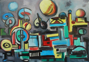 Obra contemporánea nombrada « Melody dsu sol », Hecho por NIKOLA MANCIC