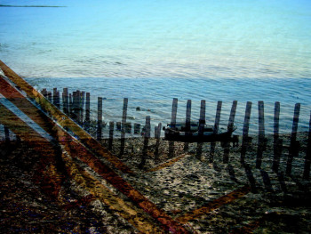 Obra contemporánea nombrada « "Traits d'espaces engloutis" XVIII », Hecho por MARCO