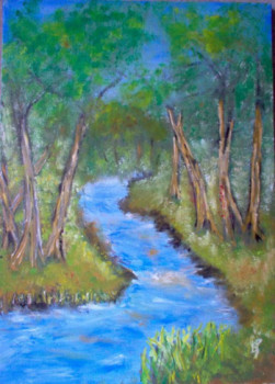 Obra contemporánea nombrada « Forêt 2 », Hecho por BERNI