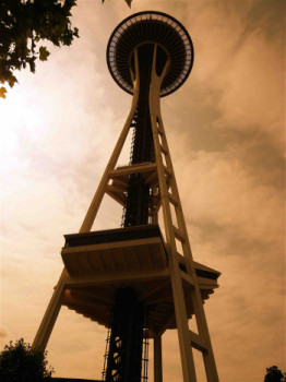 Obra contemporánea nombrada « space needle », Hecho por PHILIPPE CHAISNé