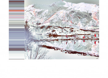Obra contemporánea nombrada « pure frequency », Hecho por FABRICE MILOCHAU