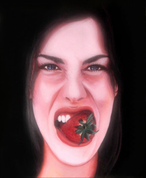 Obra contemporánea nombrada « PORTRAIT - Liv Tyler », Hecho por AGRISELIN