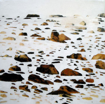 Obra contemporánea nombrada « 7 », Hecho por CLAUDE LEFEBVRE