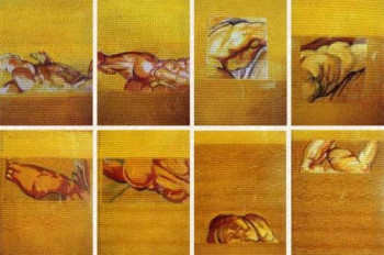 Obra contemporánea nombrada « Paysages humains », Hecho por MAJO MARCHAND