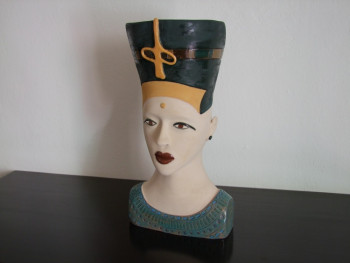 Obra contemporánea nombrada « Néfertiti », Hecho por XAVIER JARRY-LACOMBE