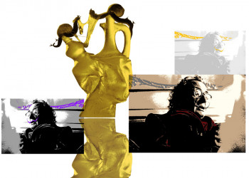 Obra contemporánea nombrada « composite-4 S DALI au Meurice », Hecho por LAGARDE