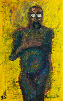 Obra contemporánea nombrada « Homme », Hecho por JEAN-YVES JOURDAIN