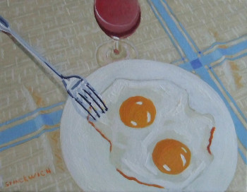 Obra contemporánea nombrada « french breakfast. », Hecho por STINCKWICH