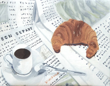 Obra contemporánea nombrada « bon départ. », Hecho por STINCKWICH