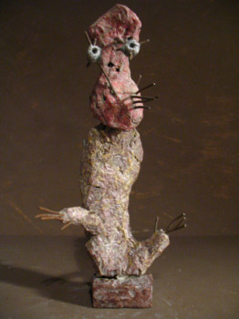Obra contemporánea nombrada « Buste », Hecho por GILLES GUERBER