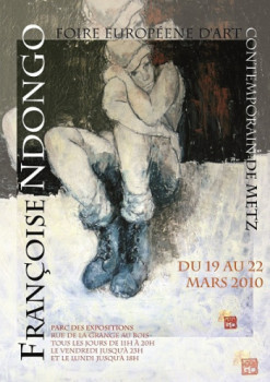 Obra contemporánea nombrada « Les brodequins », Hecho por FRANçOISE NDONGO