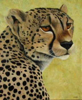 Obra contemporánea nombrada « Guepard », Hecho por ELIZABETH BLAIN
