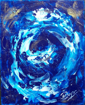 Obra contemporánea nombrada « Vague », Hecho por ANNE-MARIE BOYER