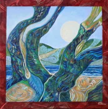 Obra contemporánea nombrada « Arbres à la mer. Aubres à la mar. Mai 2010. », Hecho por CAVATORE GUI