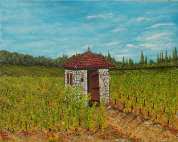 Obra contemporánea nombrada « Le Cabanon », Hecho por CATY
