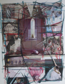 Obra contemporánea nombrada « Regard sur le passé-futur », Hecho por GEORGES FLEURY