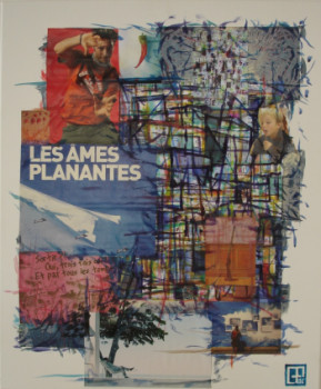 Obra contemporánea nombrada « Ames planantes 3 », Hecho por GEORGES FLEURY