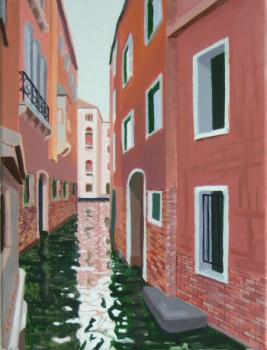 Obra contemporánea nombrada « Venise II », Hecho por STINCKWICH