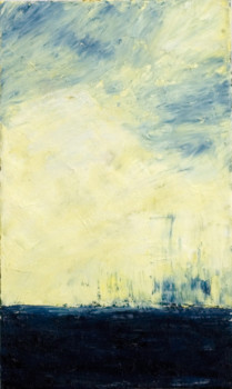 Obra contemporánea nombrada « dehors en mer », Hecho por REIJA FELDMANN